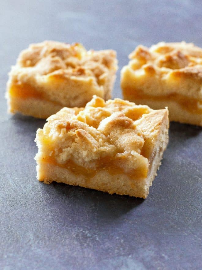 Peach Crumb Bars