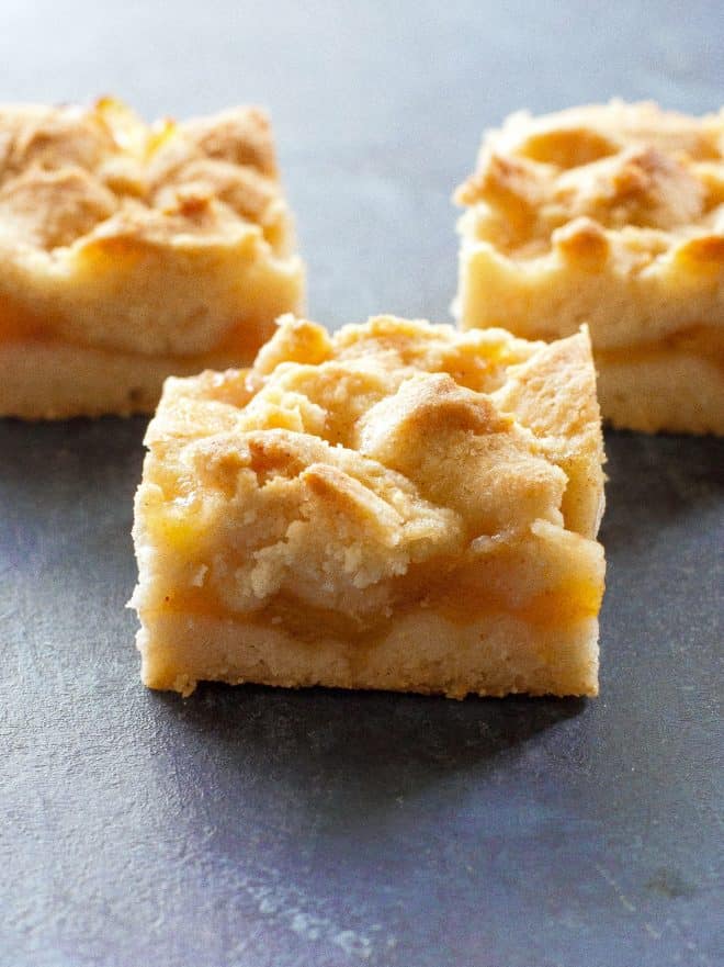 Peach Crumb Bars