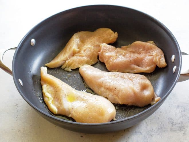 One-Pan Creamy Chicken and Spinach