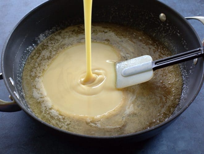 sweetend condensed milk