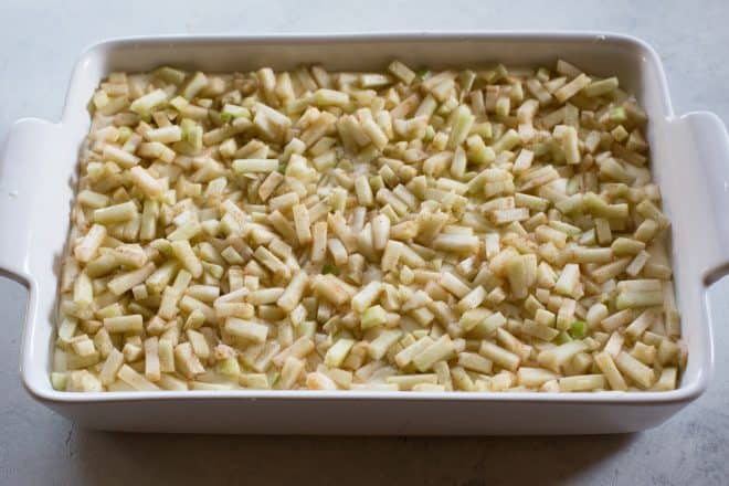 diced apples