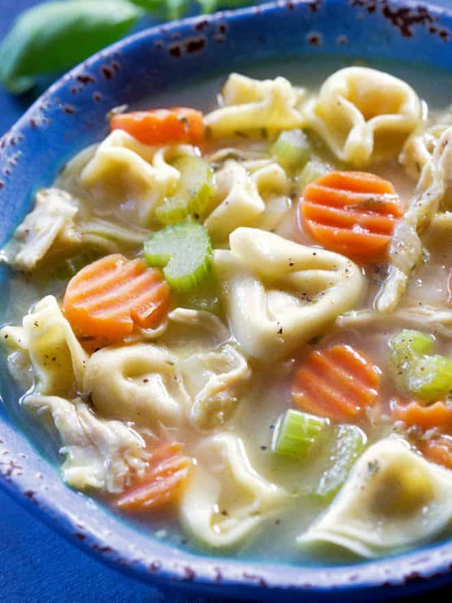 Chicken Tortellini Soup