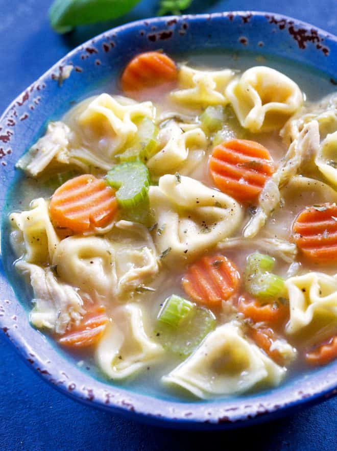 Chicken Tortellini Soup