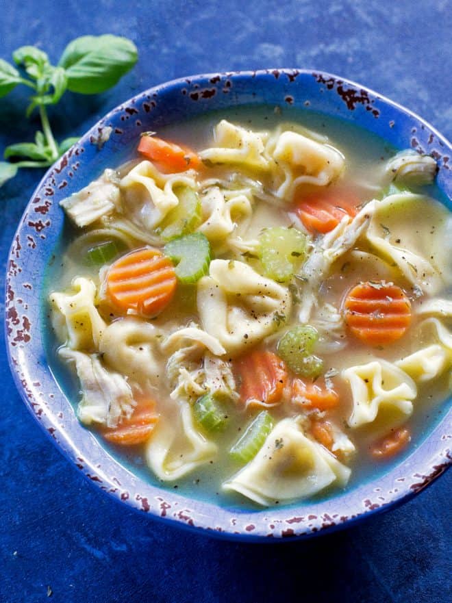 Chicken Tortellini Soup