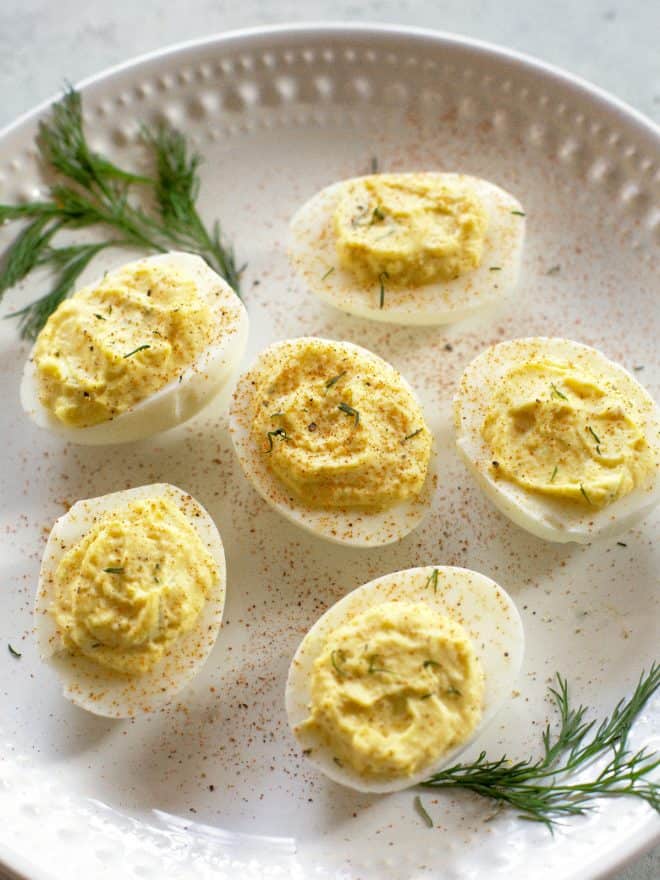 Horseradish Deviled Eggs
