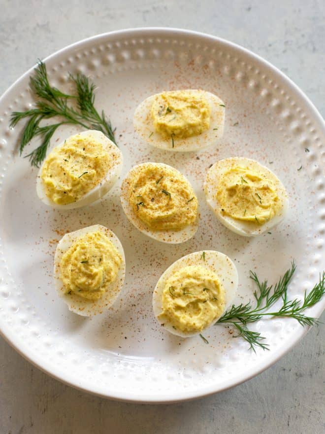 Horseradish Deviled Eggs