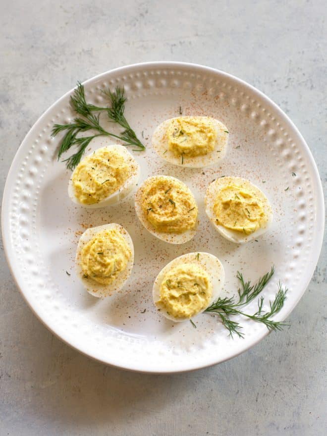 Horseradish Deviled Eggs