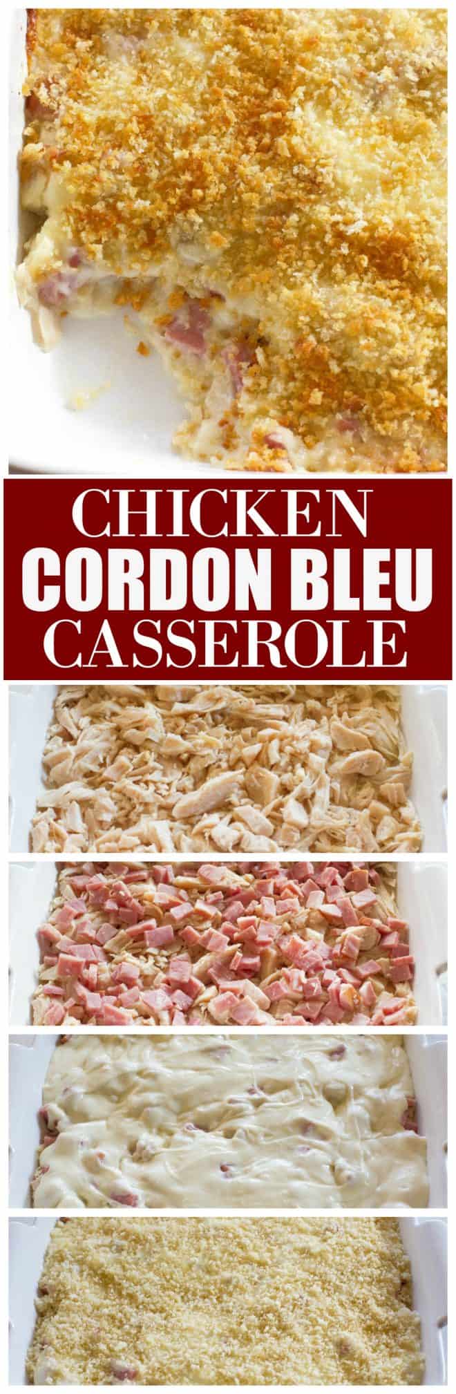 Chicken Cordon Bleu Casserole