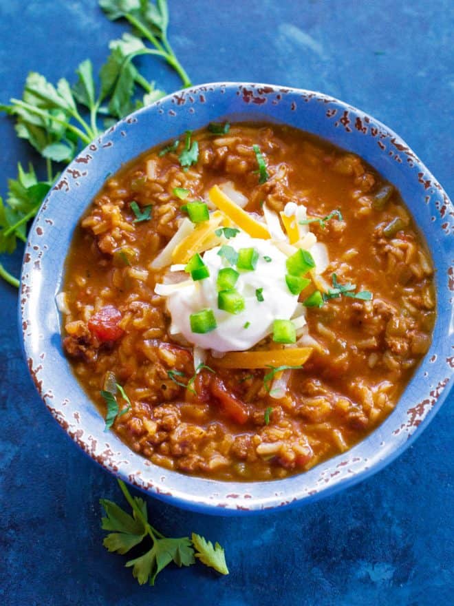Stuffed Pepper Soup