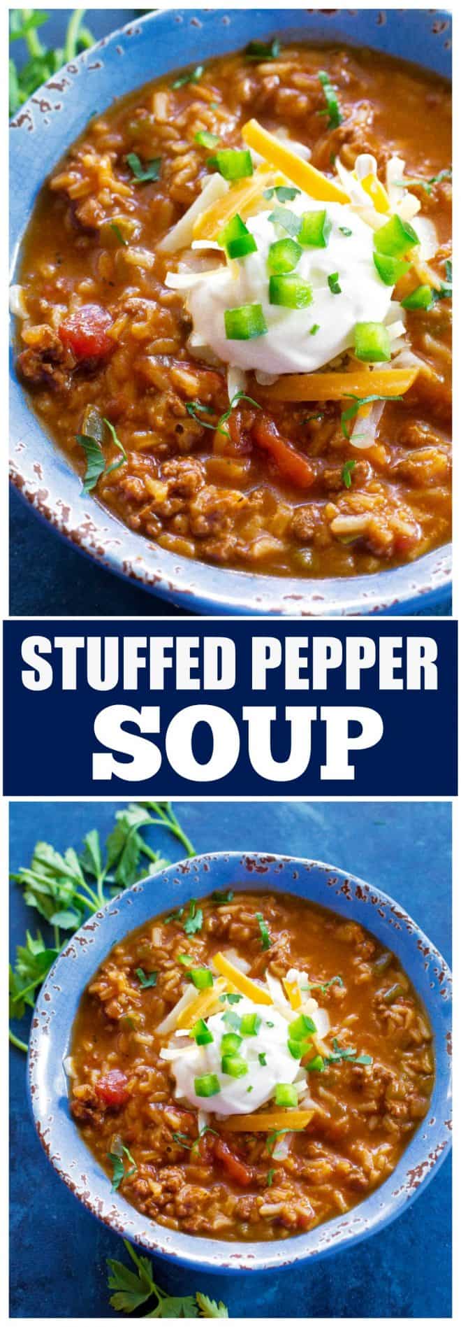 Stuffed Pepper Soup