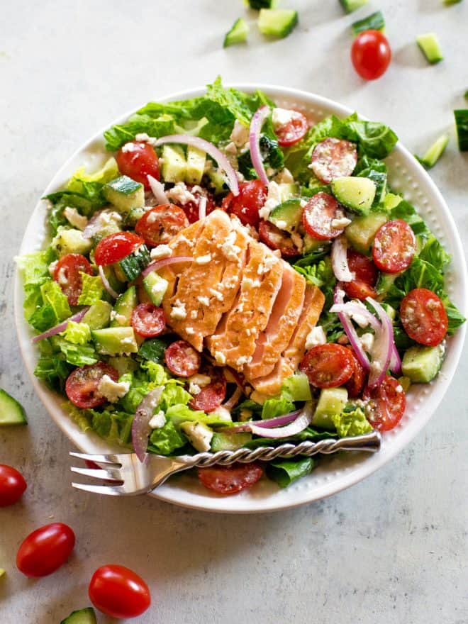 Greek Salmon Salad