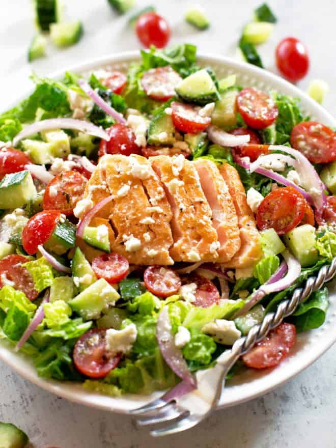 Greek Salmon Salad