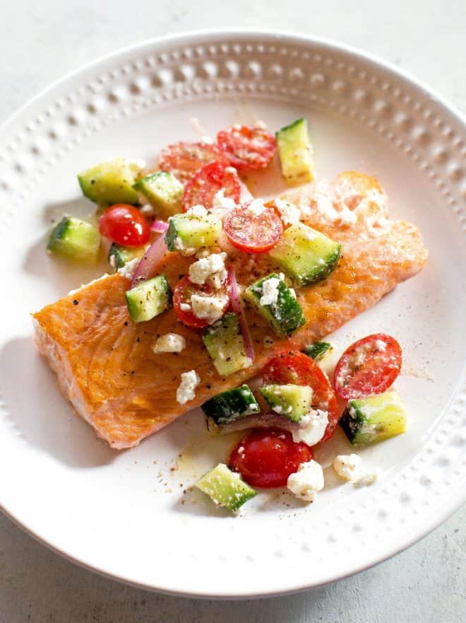 Greek Salmon Salad