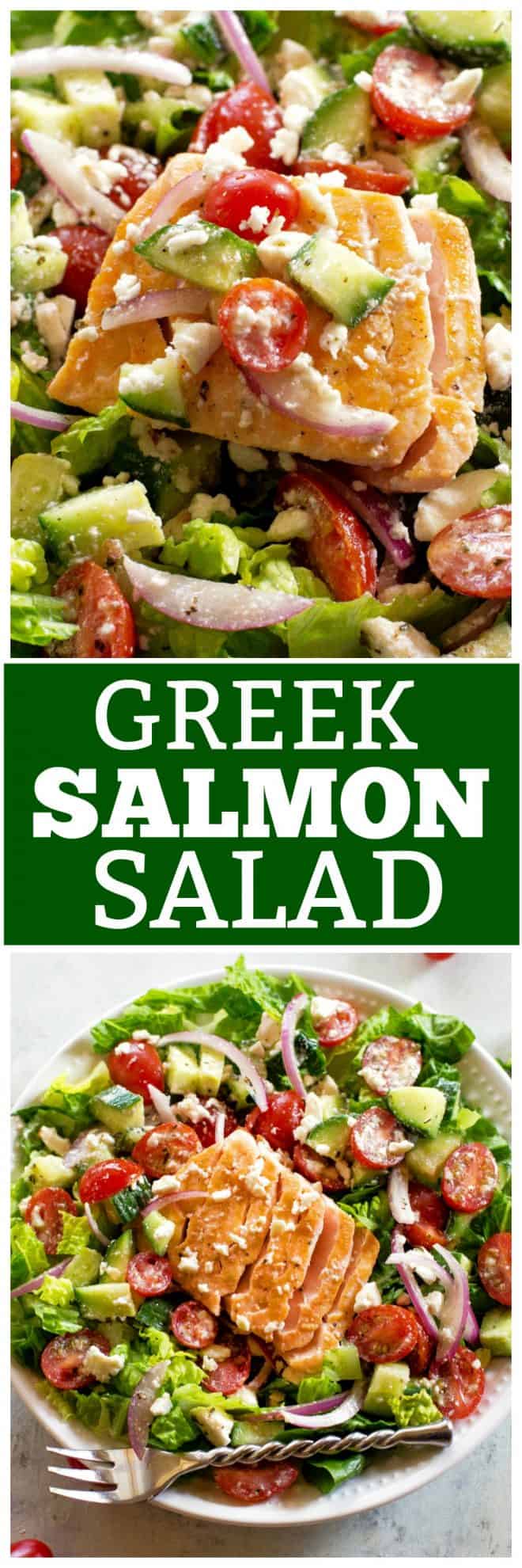 Greek Salmon Salad