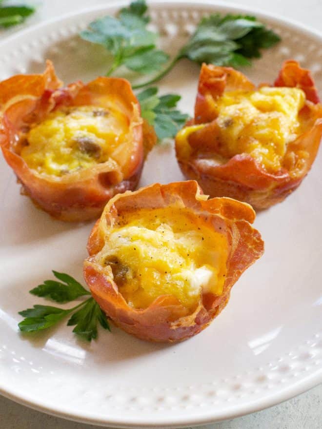 Prosciutto Sausage and Egg Cups 