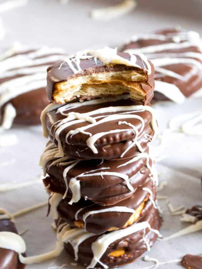 Chocolate Peanut Butter Ritz Crackers