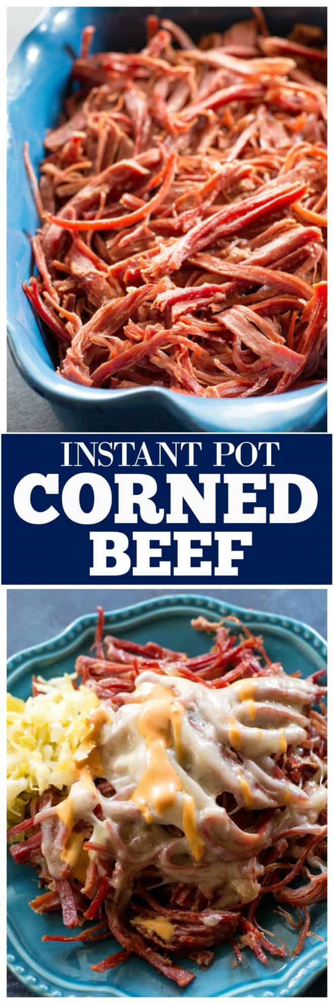 Instant Pot Corned Beef with sauerkraut