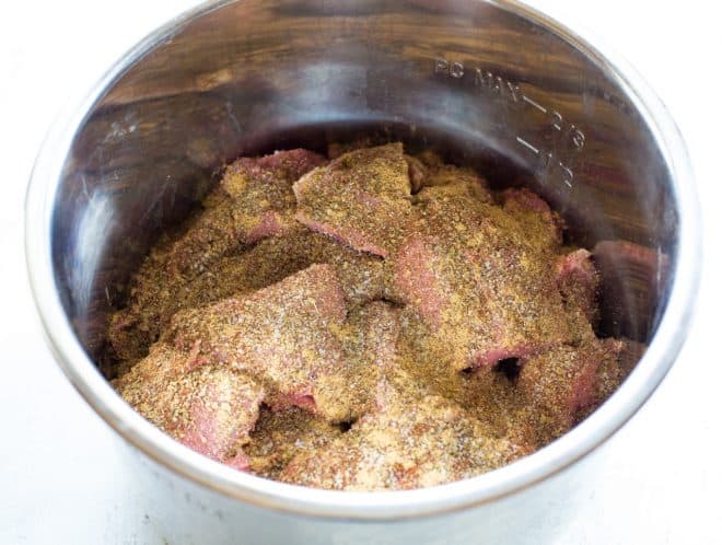 pork with spices