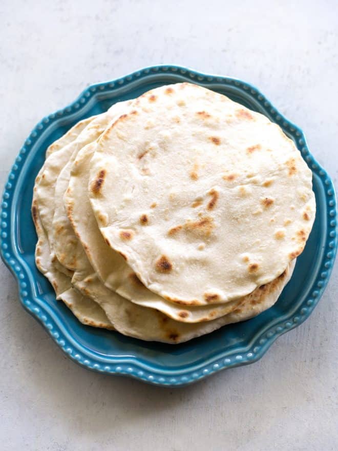 homemade flour tortillas