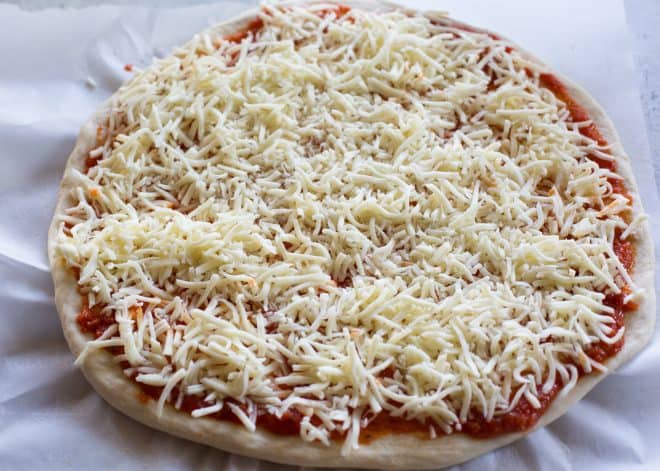 pizza sauce with cheese
