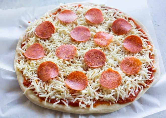 pizza sauce with cheese