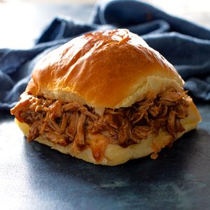 root beer pork sandwiches