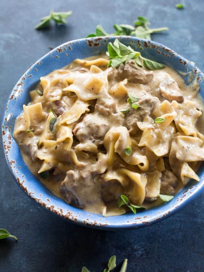 Beef Stroganoff