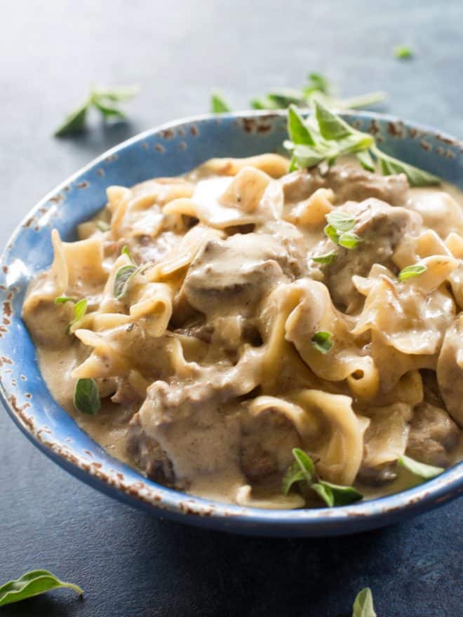 Beef Stroganoff