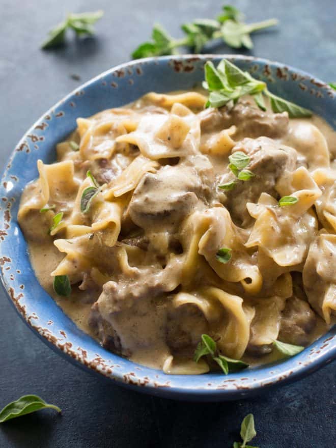 Beef Stroganoff
