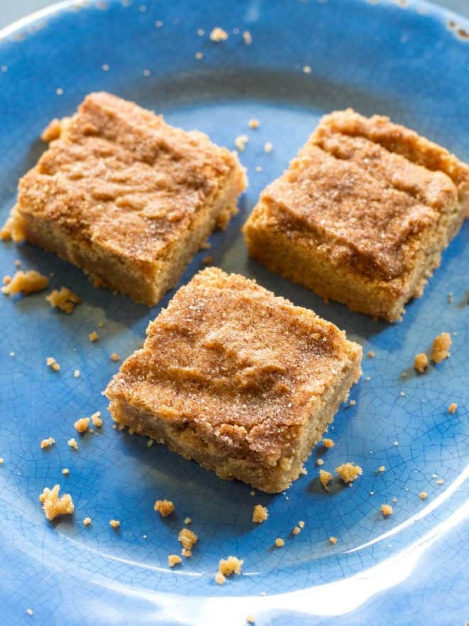 Snickerdoodle Blondies