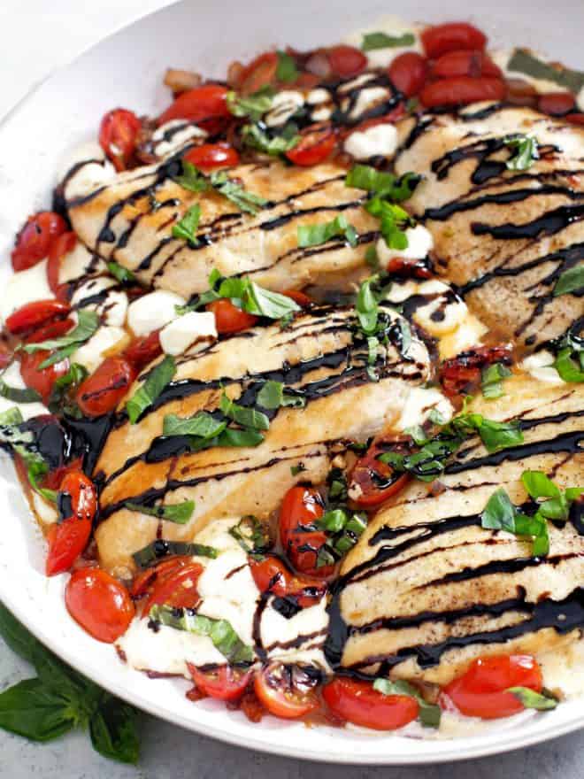 Caprese Chicken Skillet