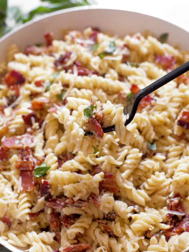 bite of pasta