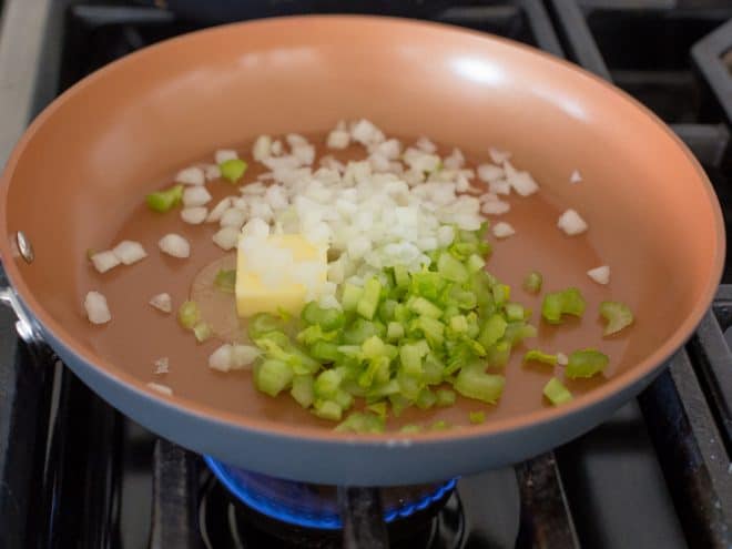 onions and celery