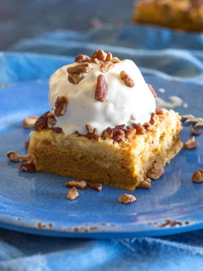 Pumpkin Spice Dump Cake