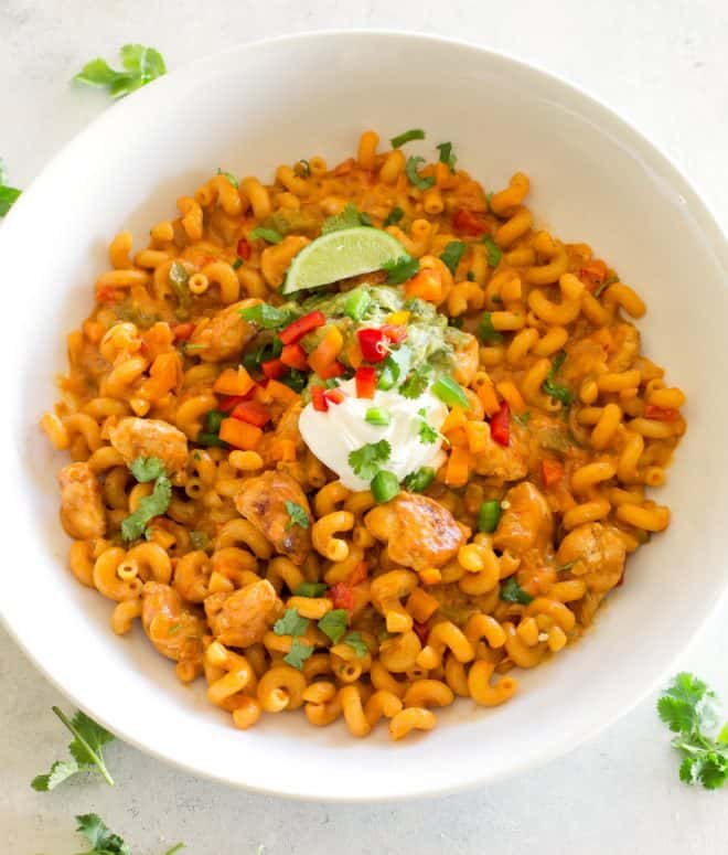 One-Pan Chicken Fajita Pasta