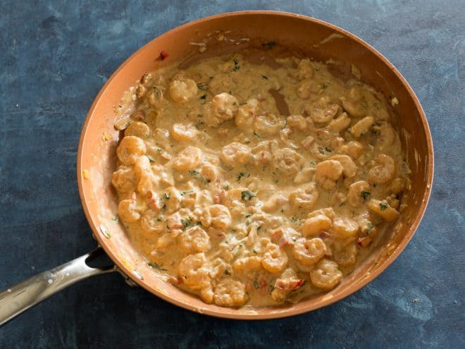 creamy shrimp