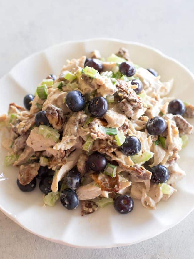 Keto Blueberry Pecan Chicken Salad