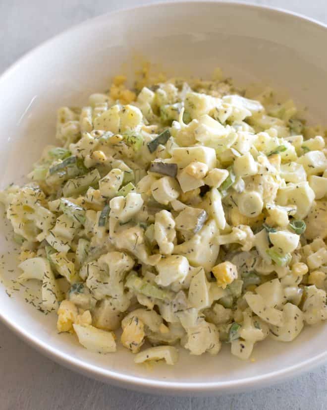 cauliflower potato salad