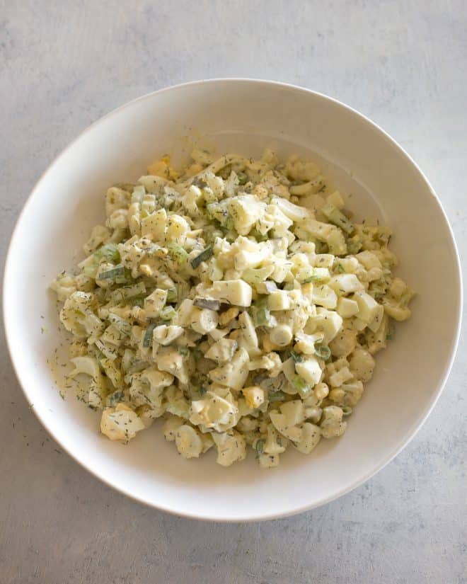 cauliflower potato salad