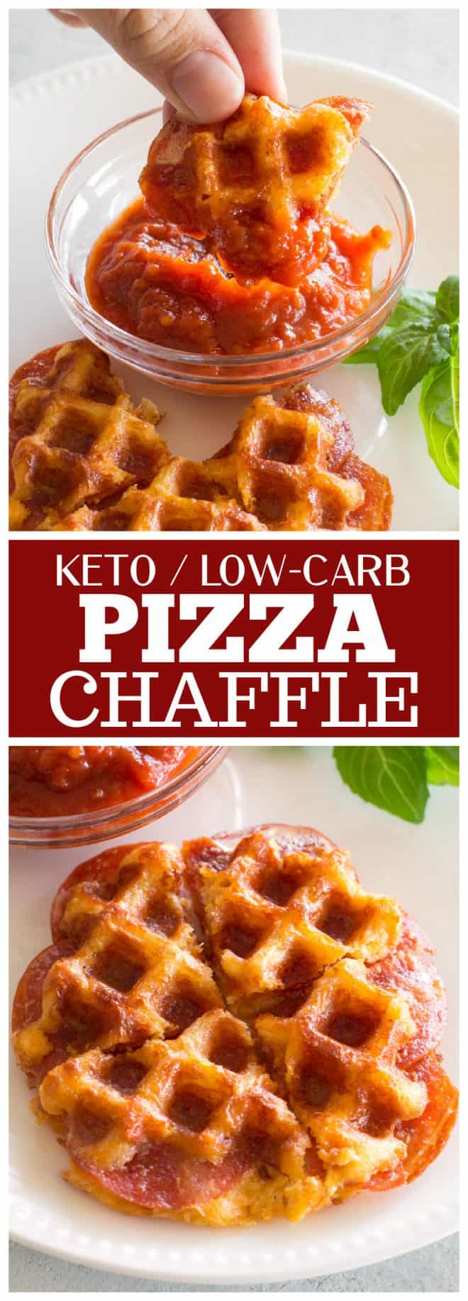 pizza chaffle