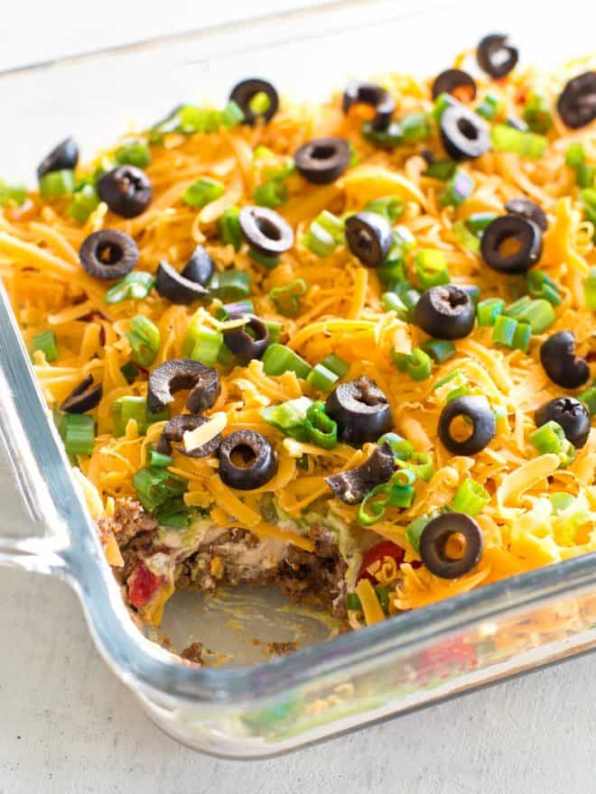 Keto Seven Layer Dip