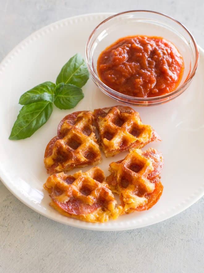 pizza chaffle