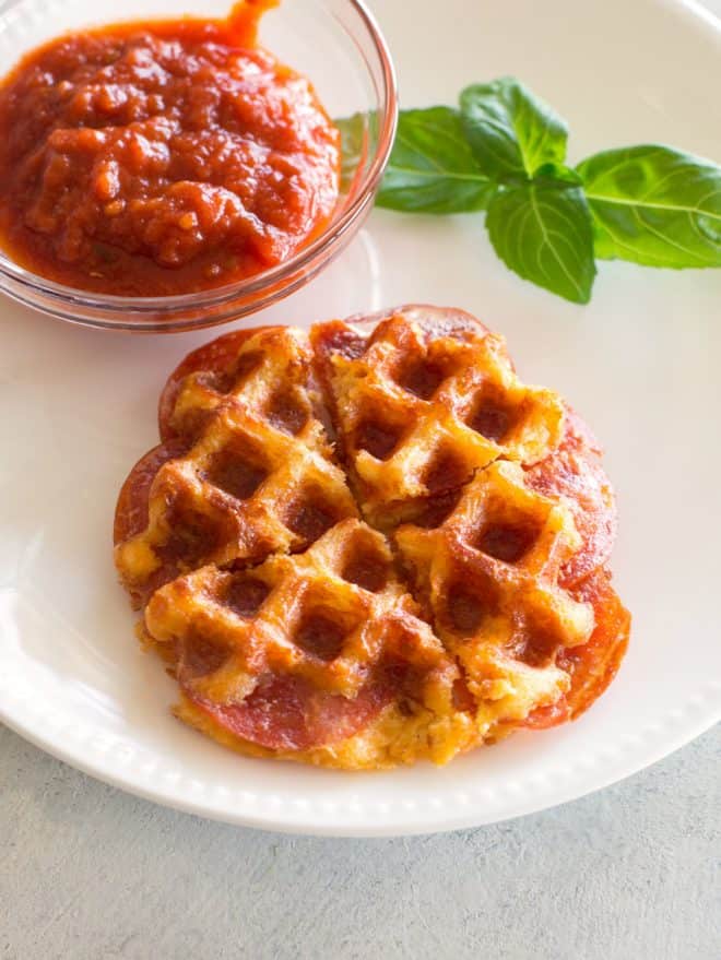 pizza chaffle