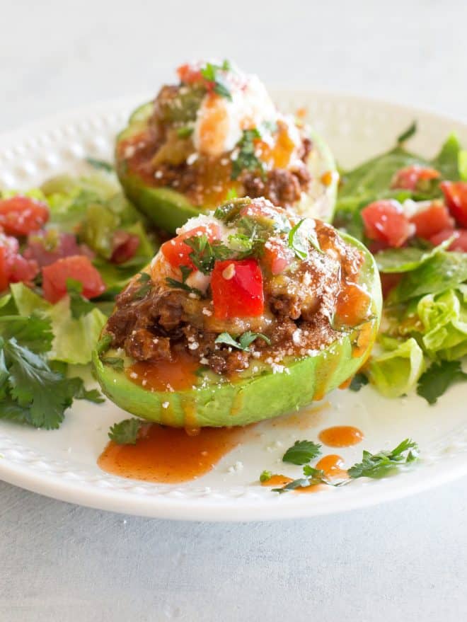 Baked Stuffed Avocado