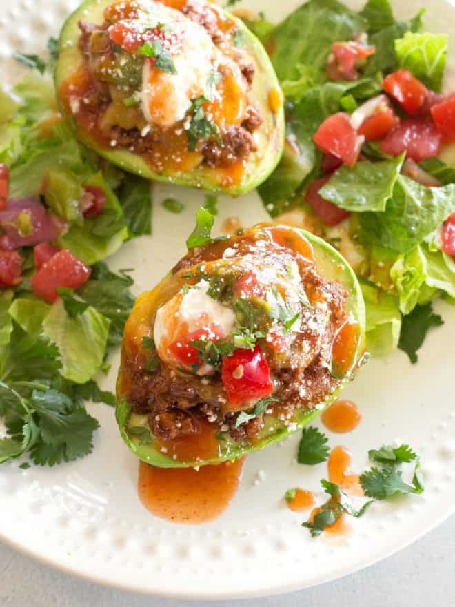 Baked Stuffed Avocado