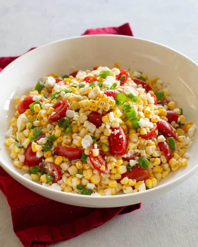 Corn, Tomato, and Feta Salad