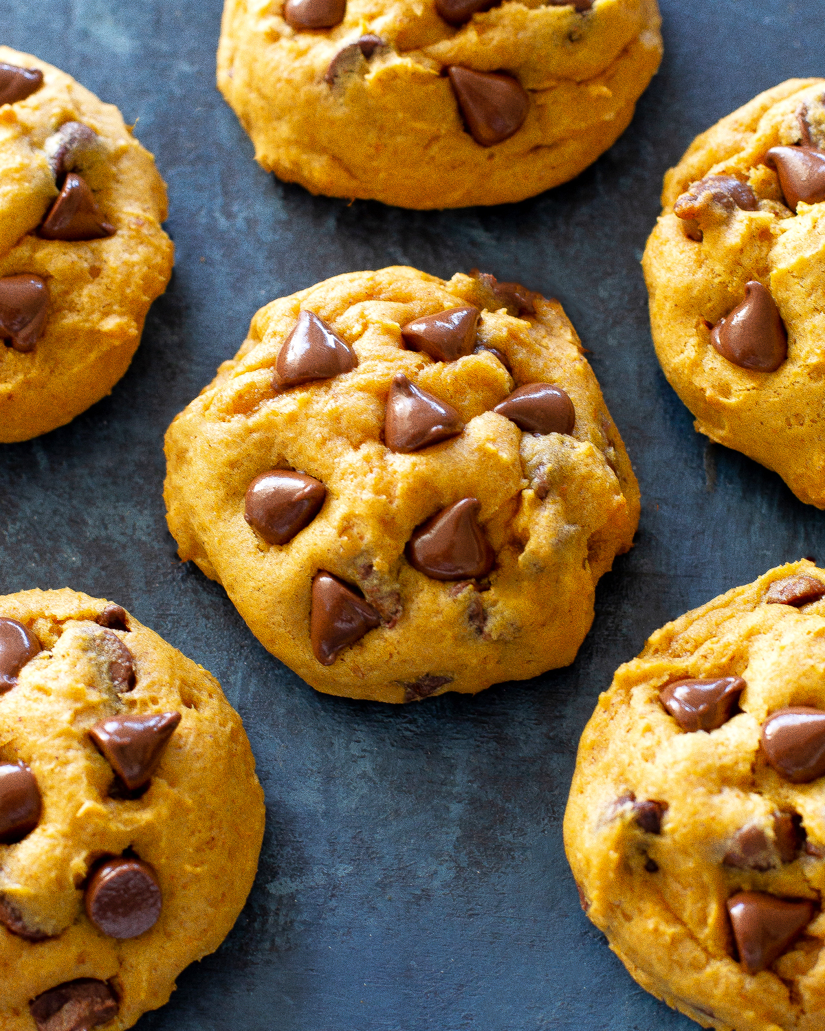 Pumpkin Chocolate Chip Cookies 