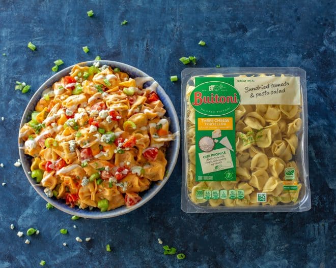 buffalo chicken tortellini salad
