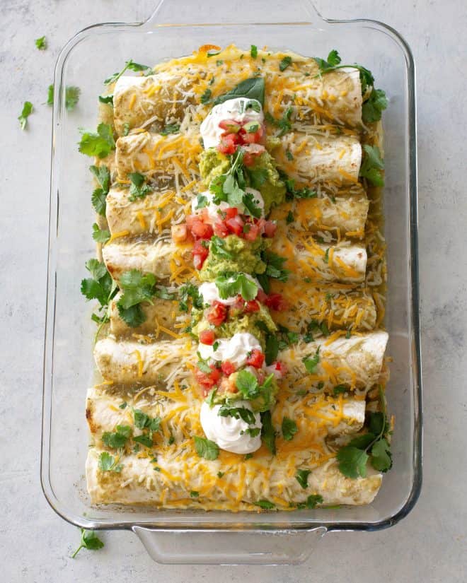 hicken and Spinach Enchiladas 