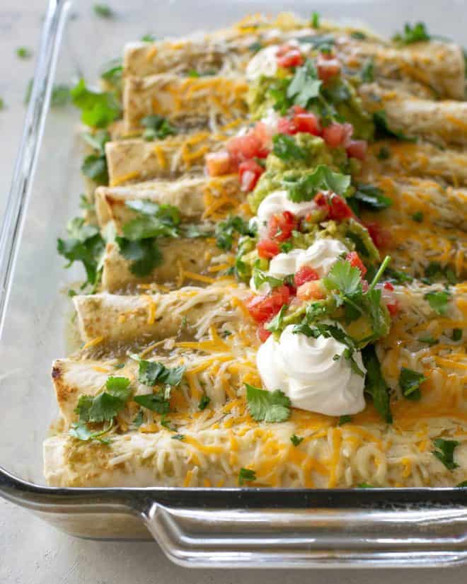 hicken and Spinach Enchiladas 